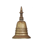 Pagoda-shaped Bronze Hand Bell