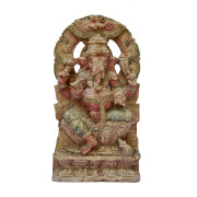 Indian Wood Carving of Ganesha