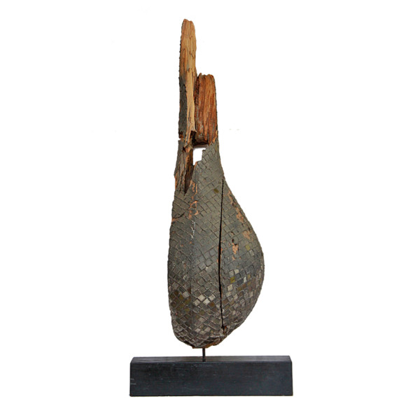 Remnant of Thai Antique Chofah on Custom Teak Stand