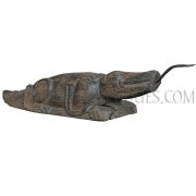 Rare Antique Thai Teak Alligator-shaped Coconut Shredder