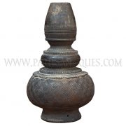 Unglazed Long-necked Earthenware Water Vessel ("Nam Ton") from Laos