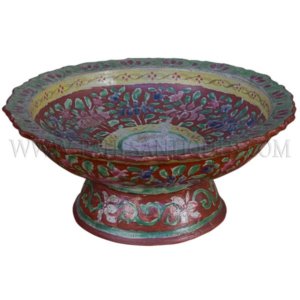 Thai Rattanakosin Benjarong Stem Bowl