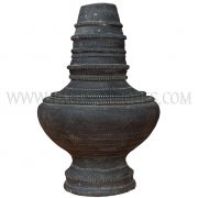 Unglazed Long-necked Earthenware Water Vessel ("Nam Ton") from Laos