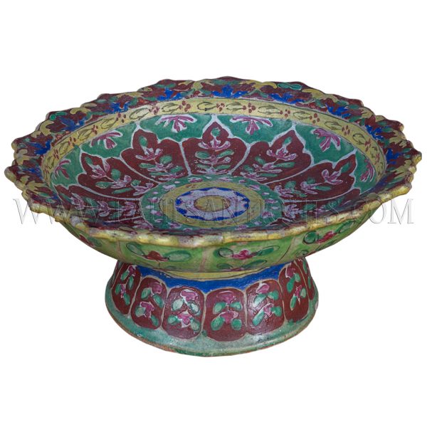 Thai Rattanakosin Benjarong Stem Bowl