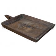 Small Square Teak Northern Thai Sticky Rice Tray ("Kraboam")