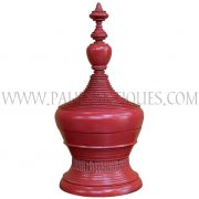 Burmese Red Lacquered Offering Vessel/Wedding Bowl