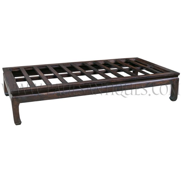 Custom Reclaimed Teak Chinese-style Bed / Daybed