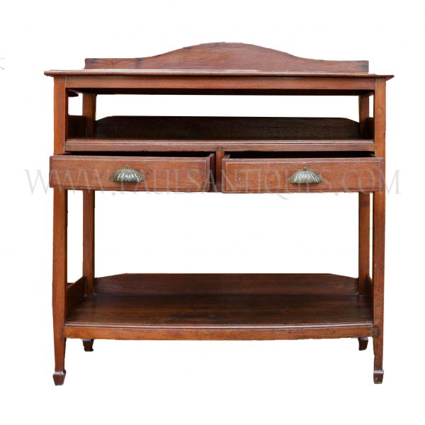 Rare Burmese Colonial Teak Art-Deco Sideboard, c. 1950