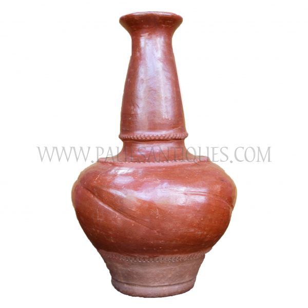 Modern Handcrafted Northern Thai Clay "Namton" Water Vase